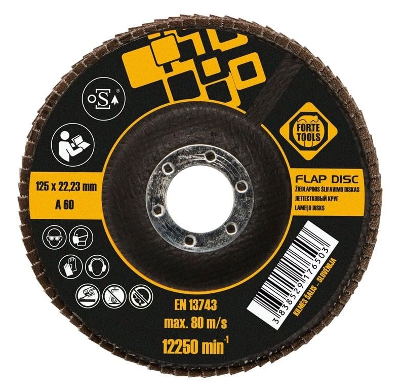 ABRASIVE FLAP DISC 125X22 23 MM