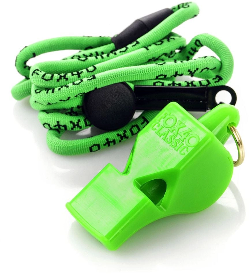Classic whistle with string Fox40 neon