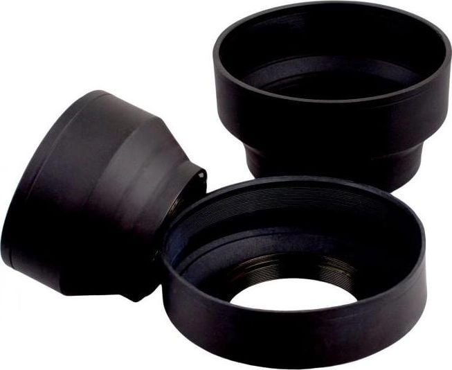 FoxFoto lens hood JJC 3-function lens