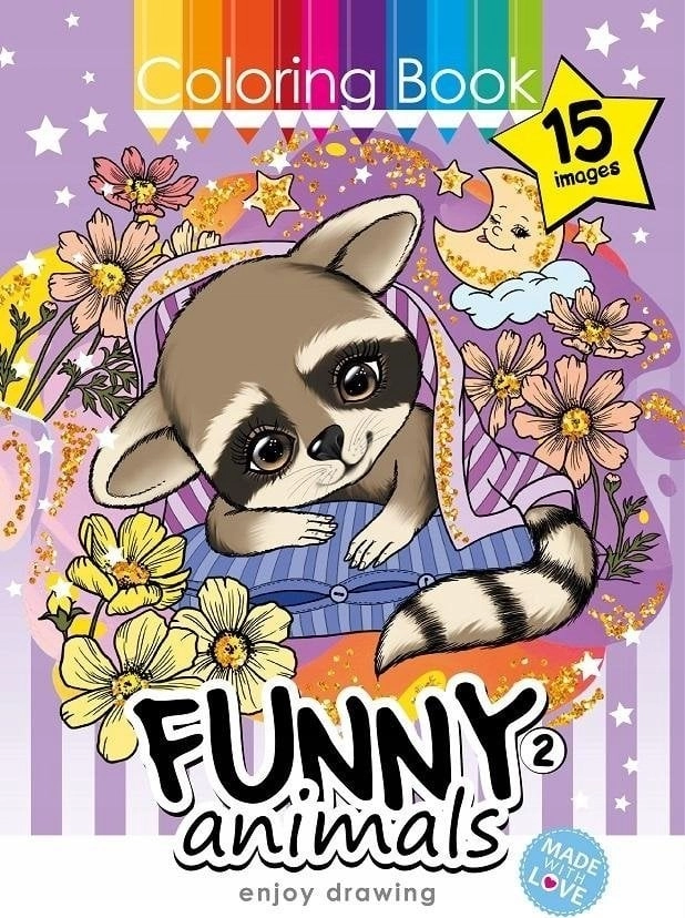 Coloring book A4 15 pictures Funny