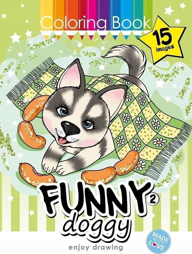 Coloring book A4 15 pictures Funny
