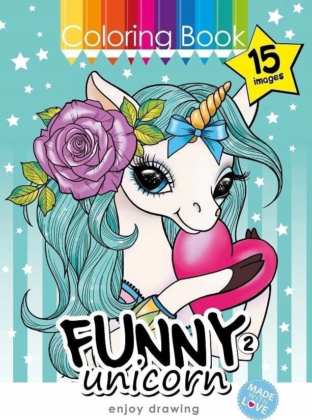 Coloring book A4 15 pictures Funny