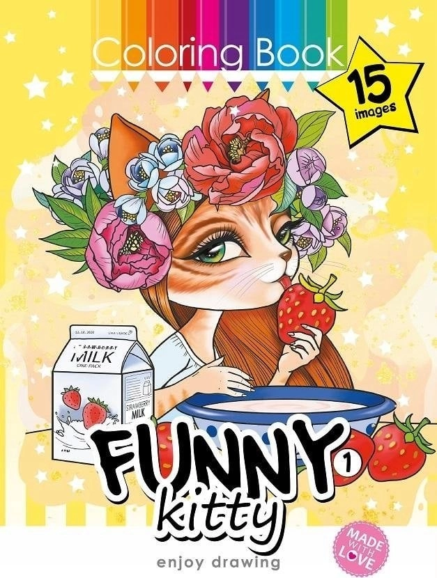 Coloring book A4 15 pictures Funny