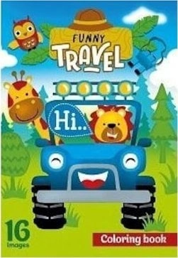 Coloring book A4 16 pictures Funny