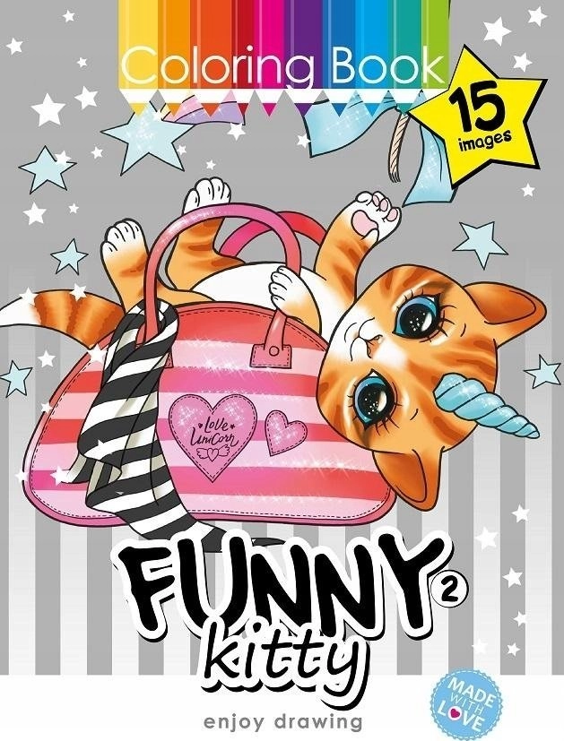 Coloring book A4 15 pictures Funny