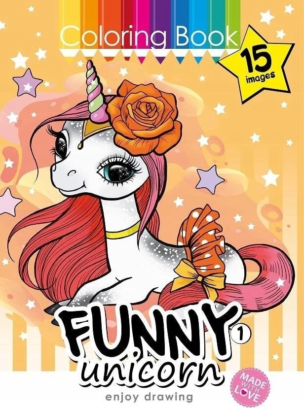 Coloring book A4 15 pictures Funny