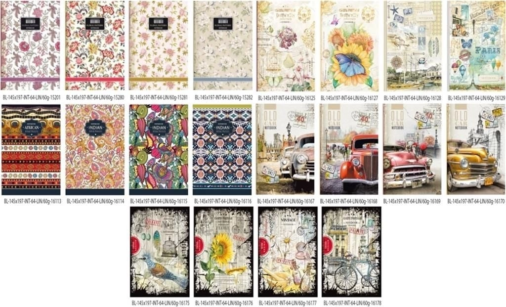 Decorative notebook 145x197/64K FRESH line 292871