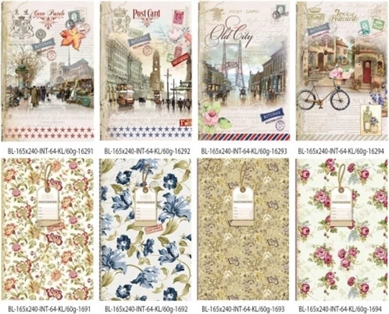 Fresh Decorative notebook 165x240/64K grid FRESH