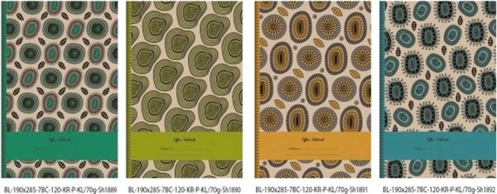 Fresh Decorative notebook 190x285/120K grid TW