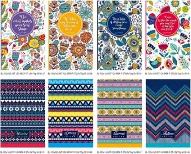 Fresh Decorative notebook 105x165/120K line 328464