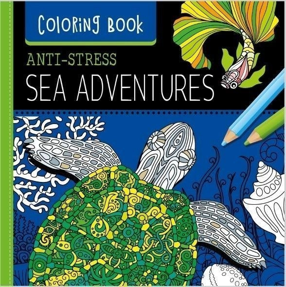 Anti-stress coloring book 250x250 Sea Adventures