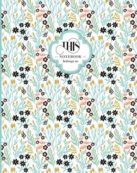 Decorative notebook 128x165/96K Flowers line 457512