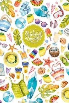Decorative notebook 143x210/96K checkered Holidays 457652