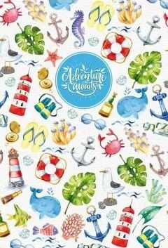 Fresh Decorative notebook 143x210/96K checkered Sea