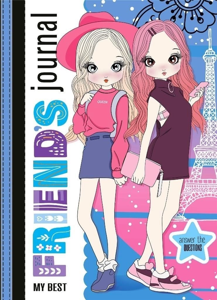 Fresh Friends` notebook 135x197/48K TW blue