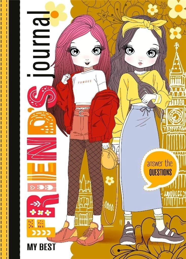 Fresh Friends notebook 135x197/48K TW yellow