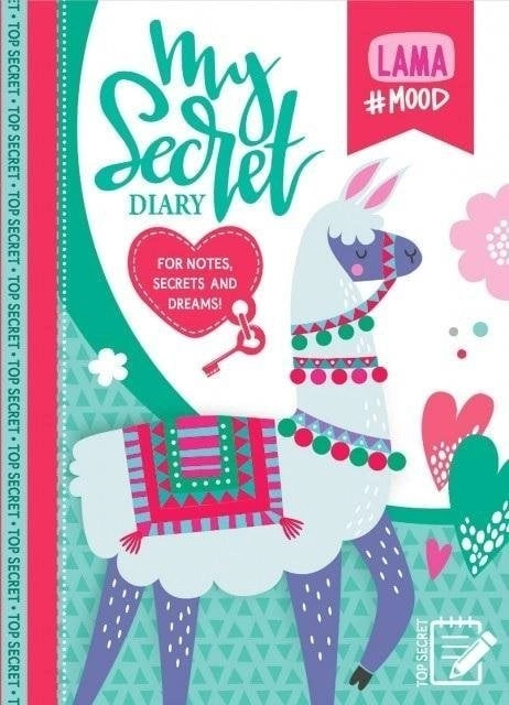 Diary 135x197/48K checkered TW glitter Lama