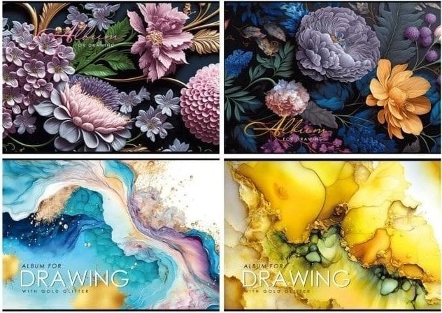 Drawing pad A4/40K 100g/m2 FRESH (