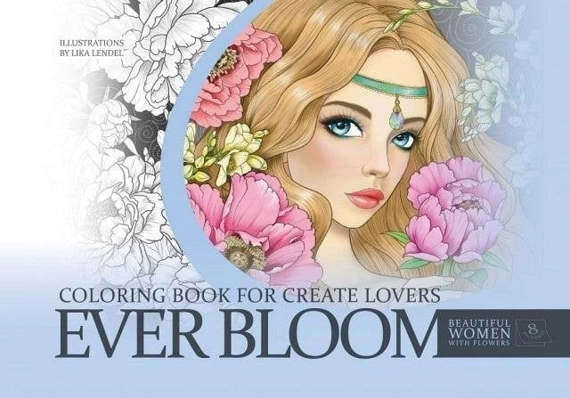 Creative coloring book A4 blue FRESH