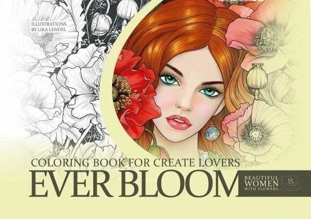Creative coloring book A4 green FRESH