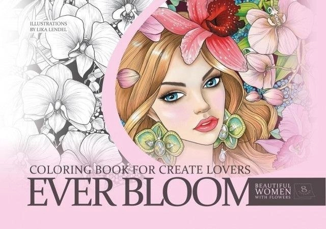 Creative coloring book A4 pink FRESH