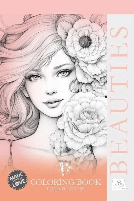 Creative coloring book A4 Beauties orange