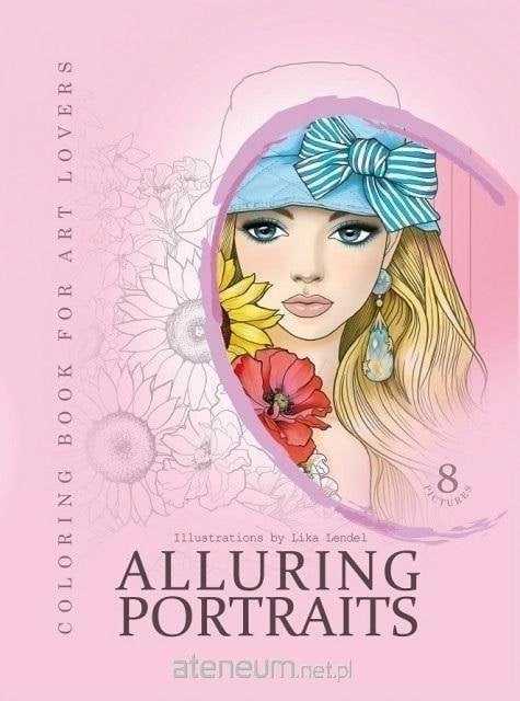Creative coloring book A4 Portraits pink