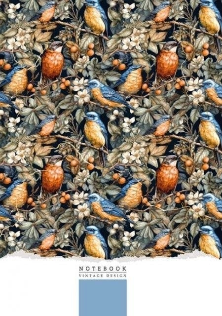 Notebook 145x197/64K birds line FRESH 4823089228235