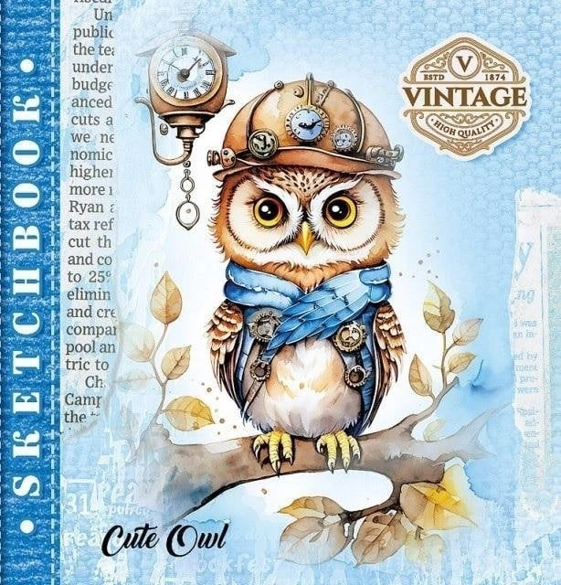Sketchbook 200x200/36K 100g/m2 owl FRESH 4823089228709