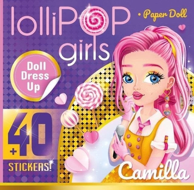 Cut-out doll with stickers 200x200 Camilla