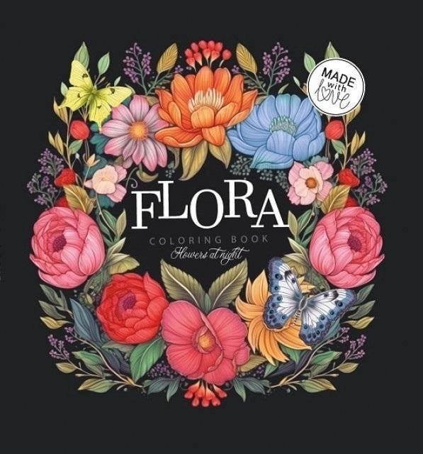 Kolorowanka 160x160 Flora Kwiaty 4823089229188