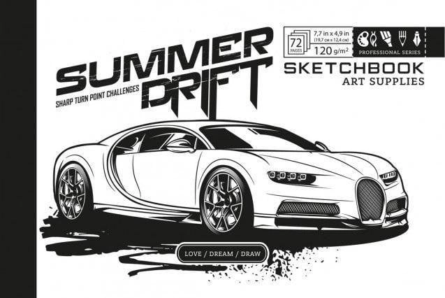 Fresh Sketchbook 197x124/72K 100g TW cardboard