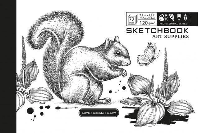 Fresh Sketchbook 197x124/72K 100g TW cardboard