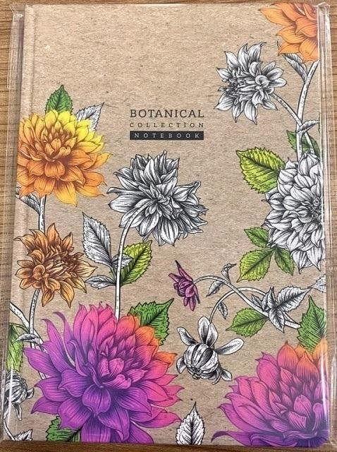 Decorative notebook A5/64K grid TW Flowers