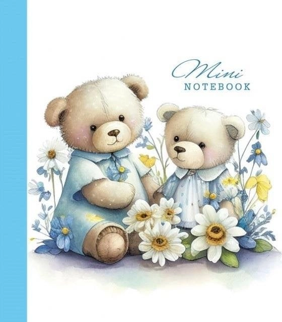 Decorative notebook 100x100/48K checkered Teddy bears