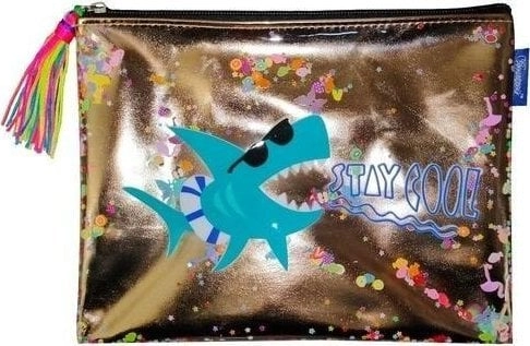 Shark gold zippered bag 6971199672108