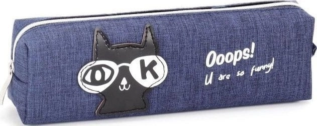 Small tube pencil case Cat with