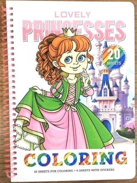 A5 coloring book approximately 20 pages