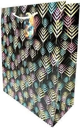 Matte decorative bag 26x32x12cm palm trees