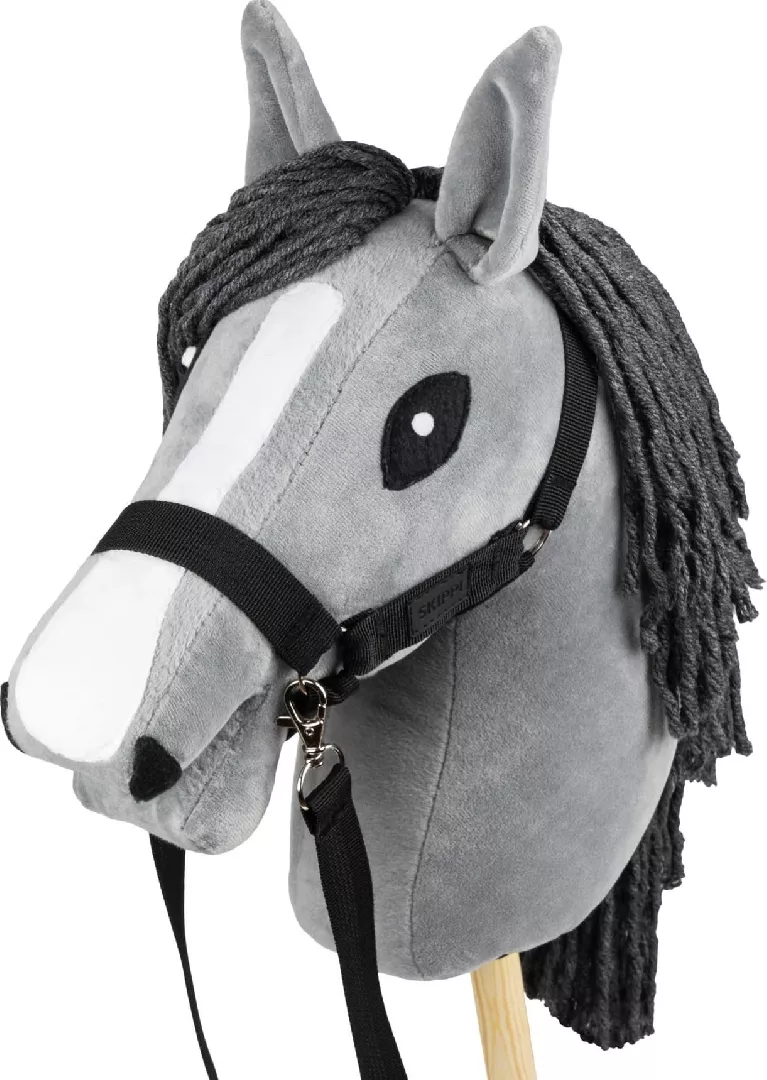 Hobby Horse Skippi. Gray horse on