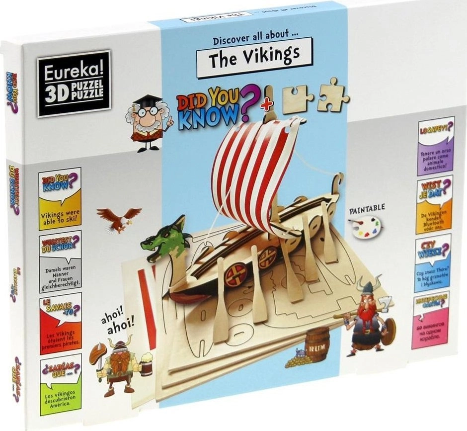 Gepetto wooden puzzle - Vikings 5425004731807
