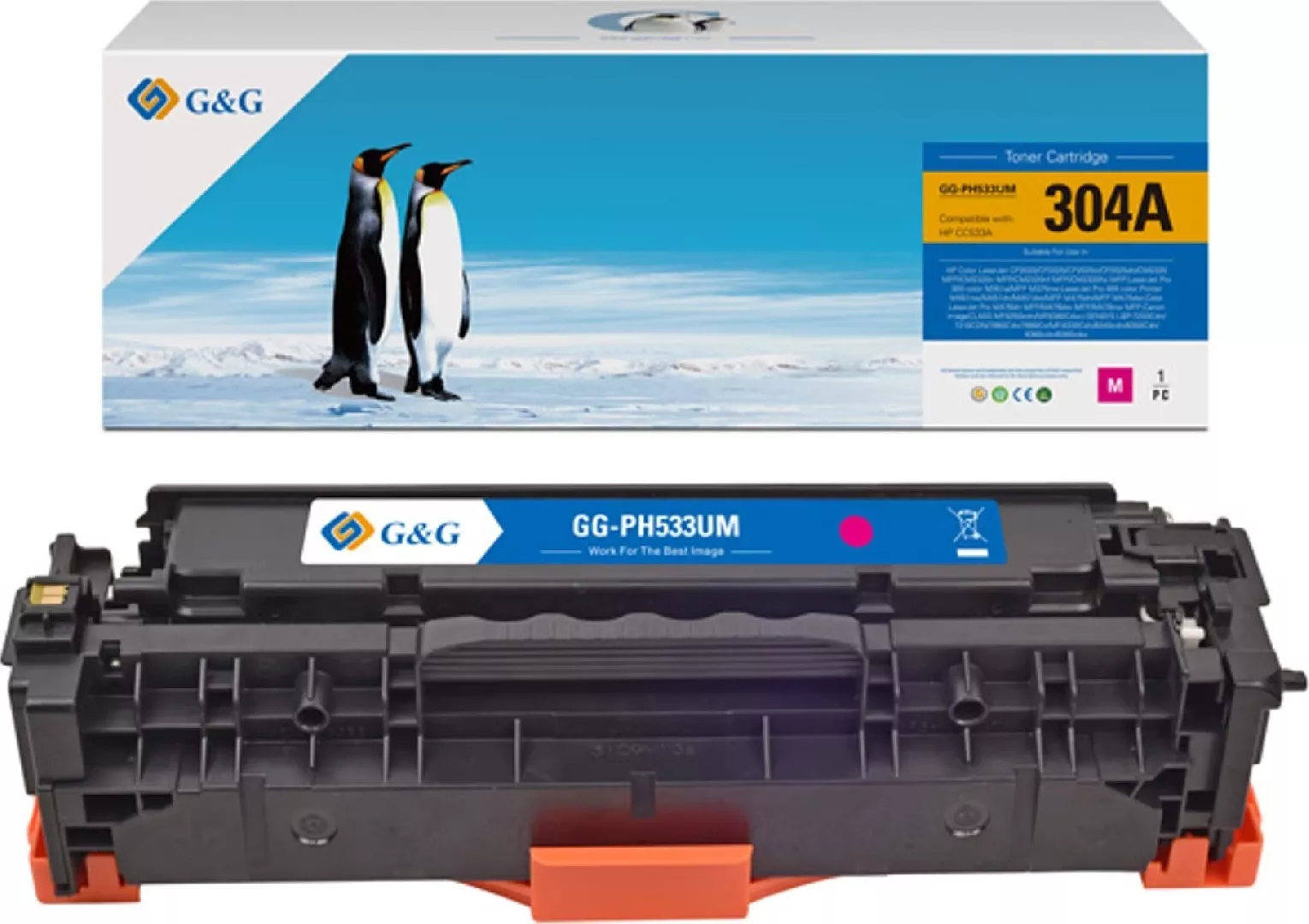 GG compatible toner for HP CC533A