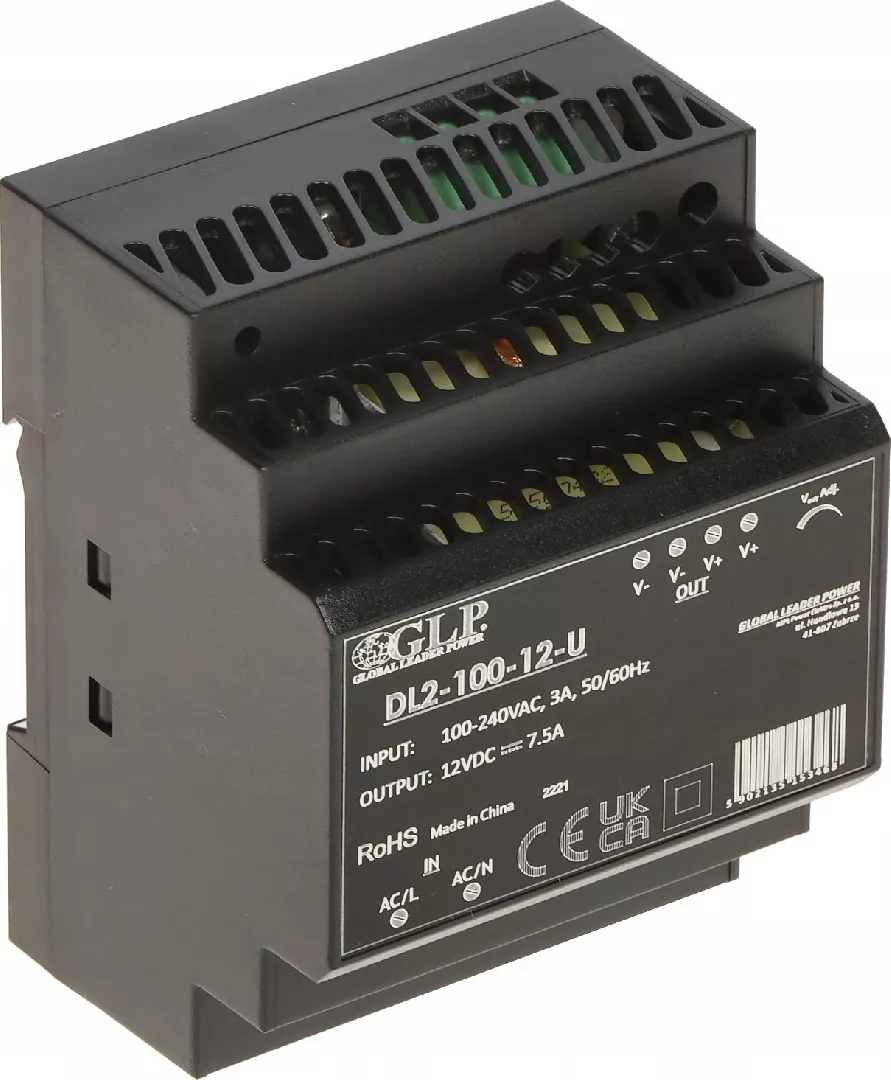GLP SWITCHING POWER SUPPLY DL2-100-12-U DL2-100-12-U