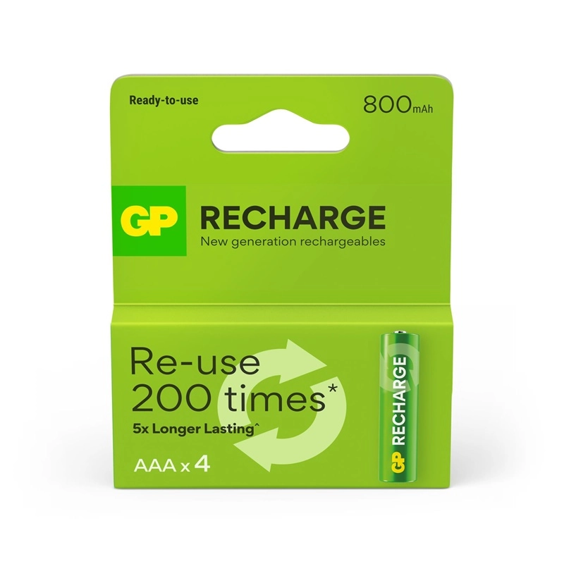 ACCU GP AAA 800MAH 4PCS 1271357