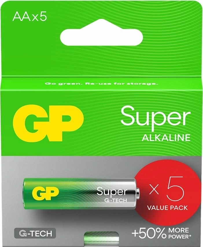 AA/LR6 GP Super Alkaline G-TECH alkaline