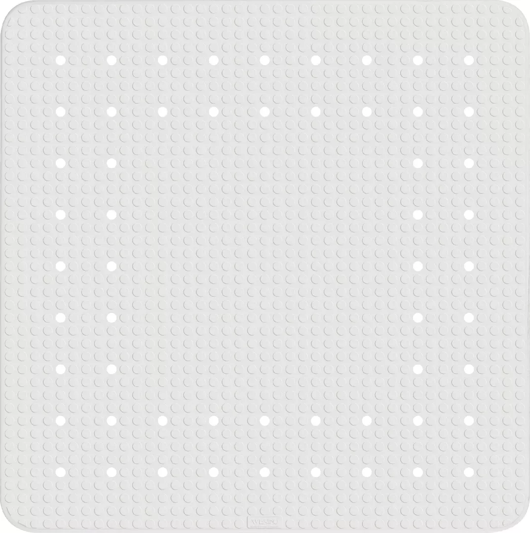 Galicja White anti-slip mat for a