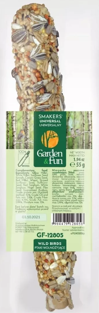 GardenFun Smakers for free-living birds universal