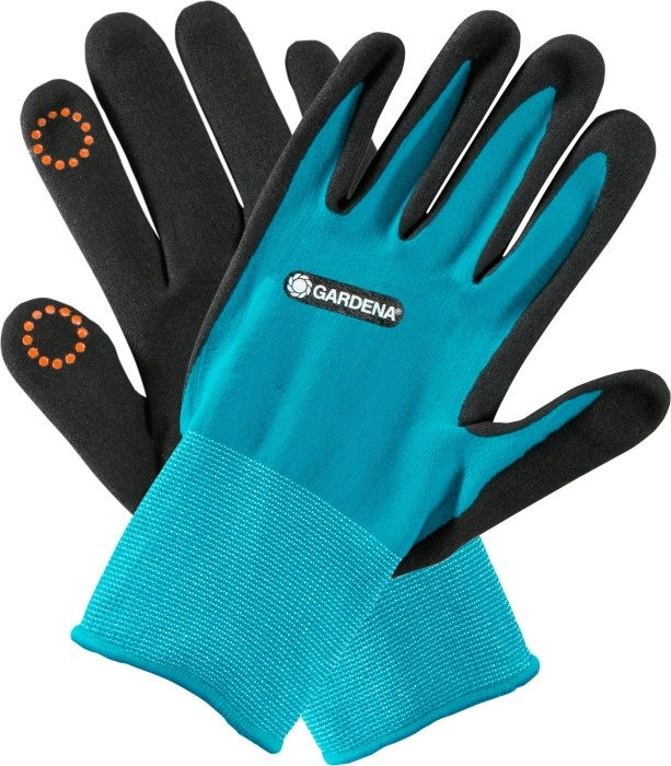 Gardena rubber plant and soil gloves