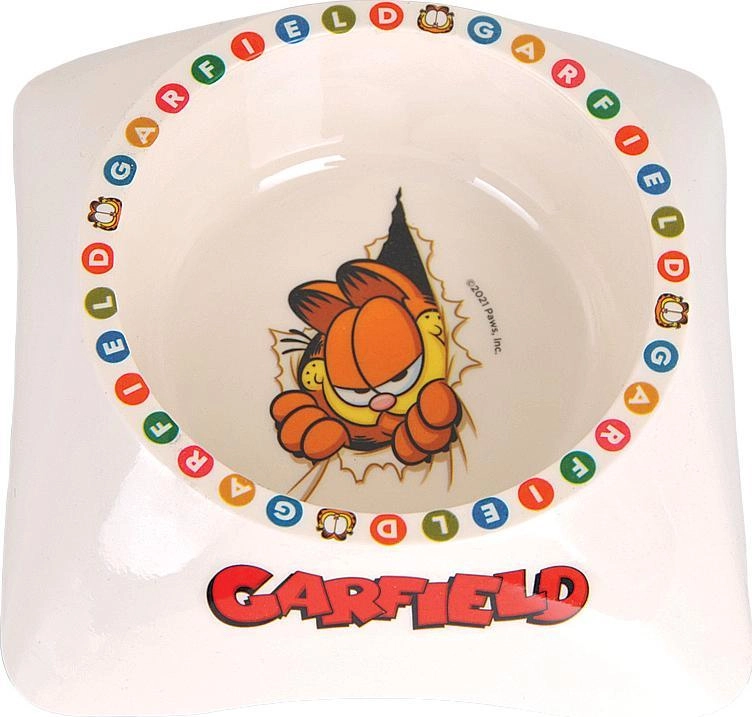 Garfield  miska z melaminy dla kota