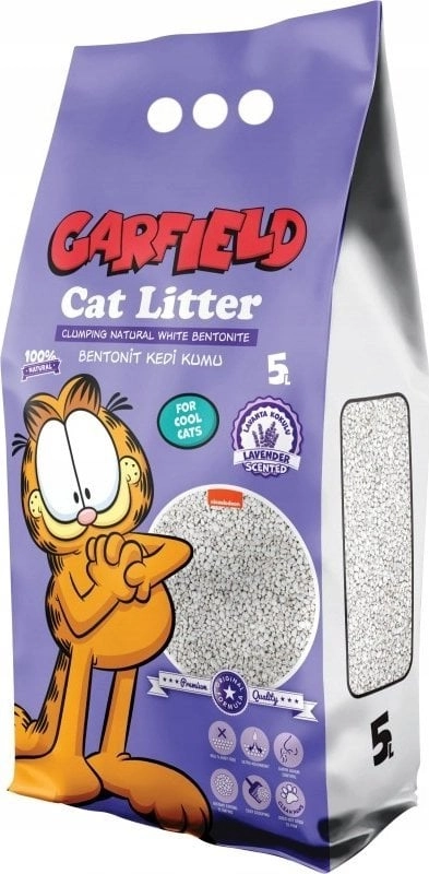 Garfield  bentonite cat litter  lavender 5L